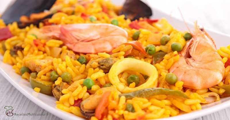 Paella aux fruits de mer Paella aux fruits de mer
